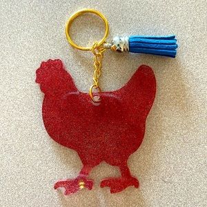 🎉🎉3x HP🎉🎉 Handmade Chicken/Rooster Keychain